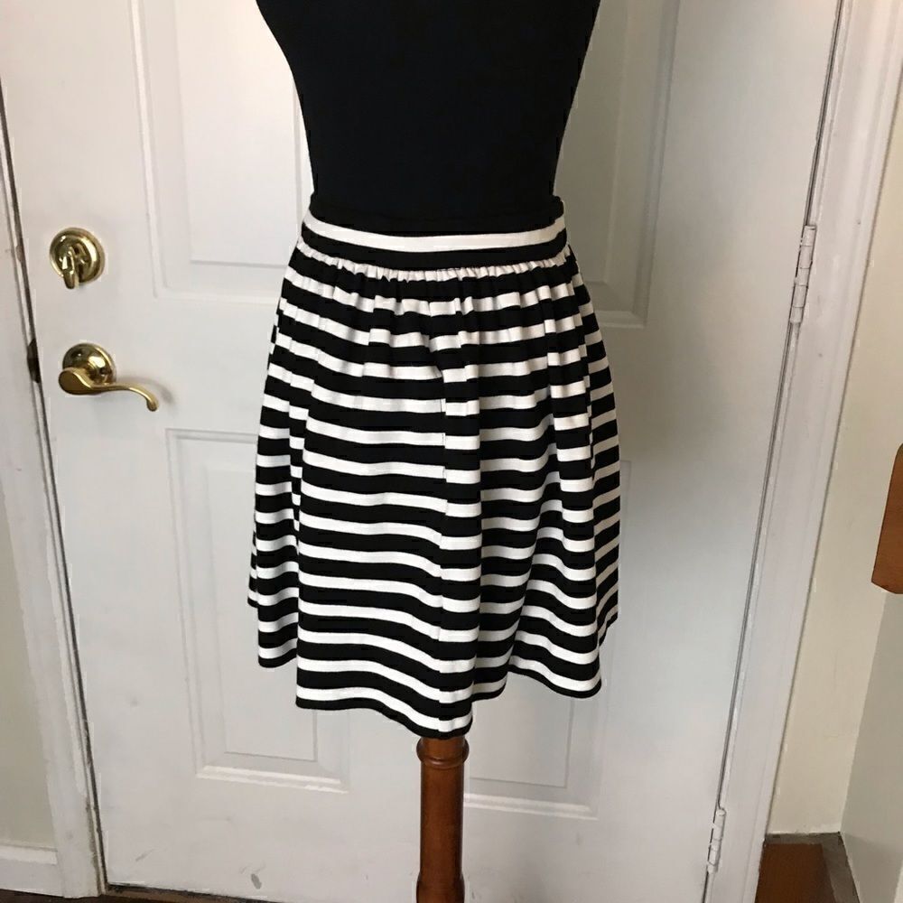 Kate Spade 164/14Y Black & White Skirt